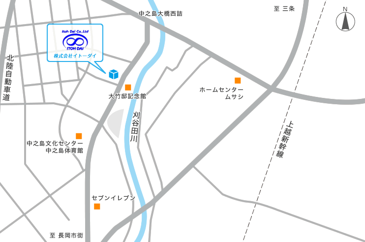 新潟オフィス地図