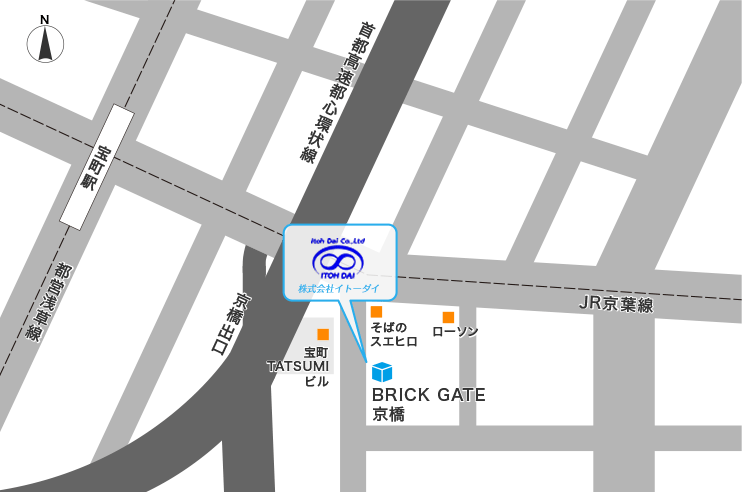 東京支社地図